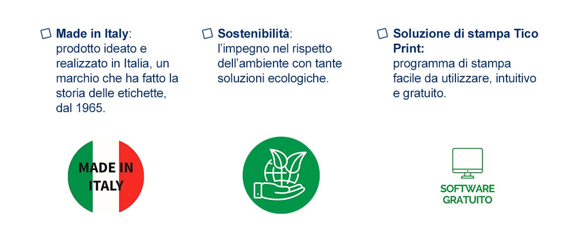 Tico: Made in Italy, sostenibile, soluzione di stampa Tico Print